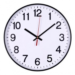 Falióra, 34 cm, OFFICE PRODUCTS, fekete keret